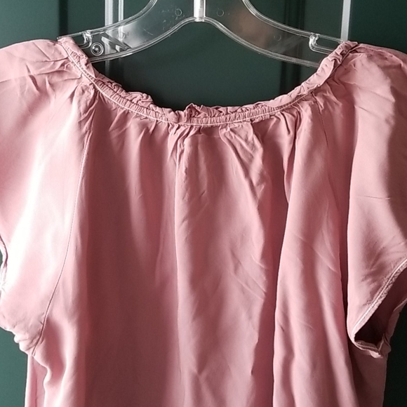 Ruffle sleeve peasant blouse - Picture 4 of 4